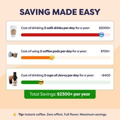 Cold Brew Coffee Concentrate Instant Coffee, Smooth Arabica Iced Coffee & Esp…
