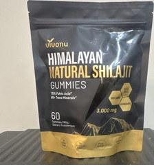 Vivonu Himalayan Natural Shilajit Gummies 3000mg 60ct Tamarind Gluten Free