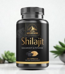 Maca Root 120 Capsules with Black Pepper Natural Energy, Performance & Mood