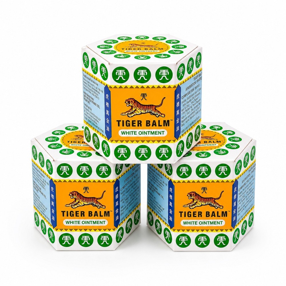 Tiger Balm White Ointment 21ml / 21 gram (PACK OF 3)