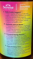 Exotic Soursop Bitters, 100% Pure Natural Organic Detox Herbs 16 oz