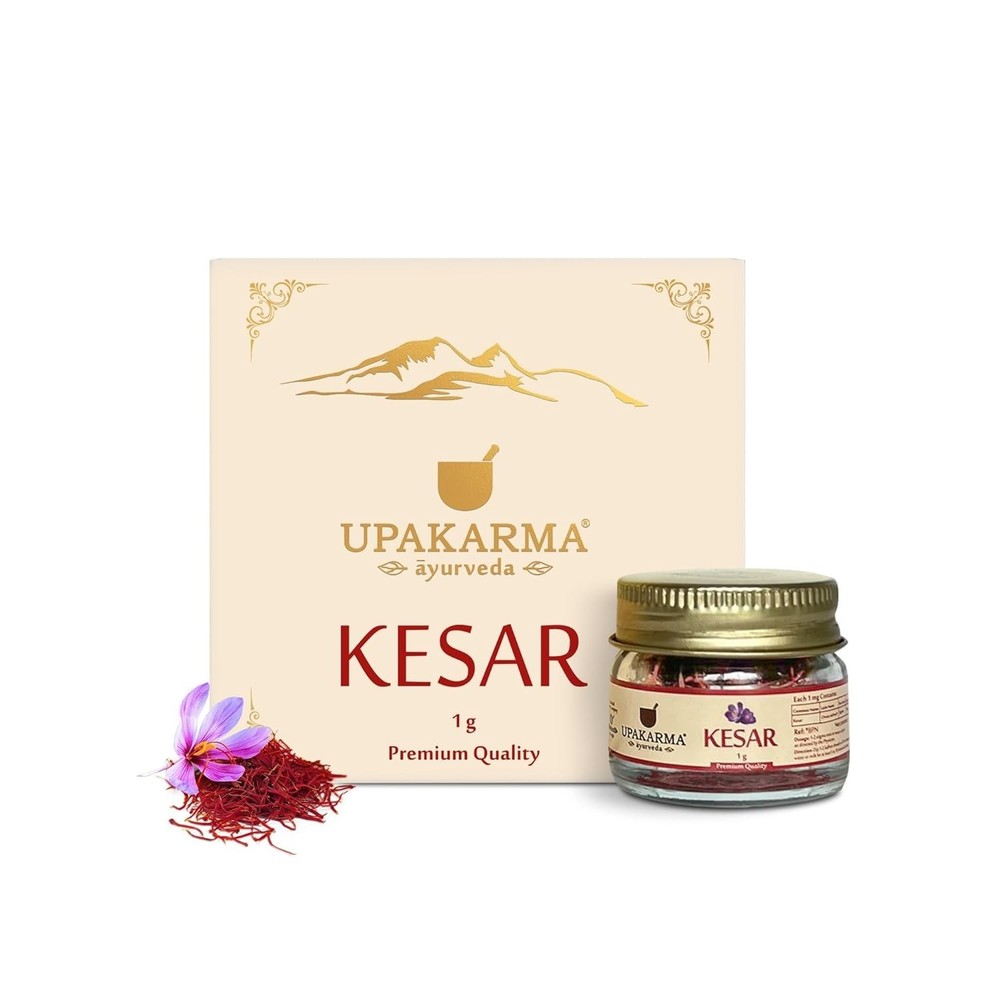 UPAKARMA Kashmiri Kesar Saffron Original 1 gram-Premium-100% Pure- Free Shipping