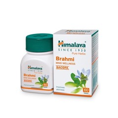 Himalaya Brahmi Bacopa 60 Tablets Mind Wellness Alertness Ayurvedic Herbal