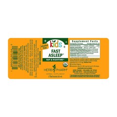Herb Pharm Kids Fast Asleep, 1 Fluid Oz. Exp 2027 or Better
