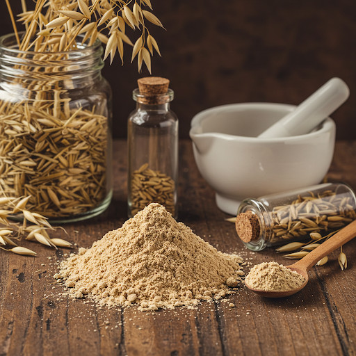 Milky Oats & Oat Straw Powder – Calming Nourishing Nerve & Skin Tonic – USA Grow