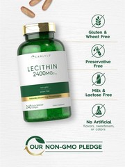 Lecithin 2400mg | 240 Softgels | Phospholipid Supplement | Non-GMO | by Carlyle