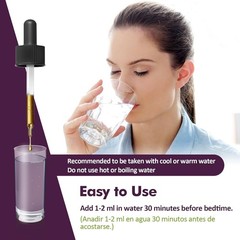 Valerian Root Sleep Aid Drops, Gotas de Glicinato y 2 Fl Oz (Pack of 1)