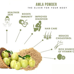 Amla Powder | Indian Gooseberry Fruit | Pure Organic Natural Immune Health