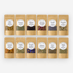 1/2oz Natural Bulk Herb Bags A – Z Organic & Wildcrafted Apothecary Herbs