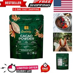 1 LB (16 OZ ) Organic Raw Cacao Powder 100% Pure, ALL NATURAL,ALWAYS FRESH