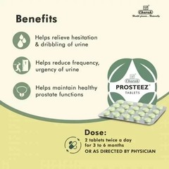 Charak Prosteez Ayurvedic Tablet – 100 Tablets ( 5 Strips) Prostate Health