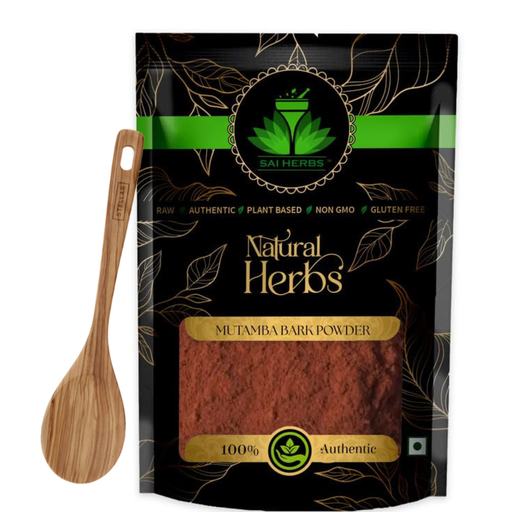 Mutamba Bark Extract Powder – 100Grm | Guazuma Ulmifolia | With Wooden Spoon