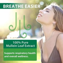 Mullein Drops for Lungs – Mullein Leaf Extract with Chlorophyll for Lung and Res