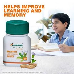 Himalaya Brahmi for Mind Wellness, 60 Tablets, Free Ship