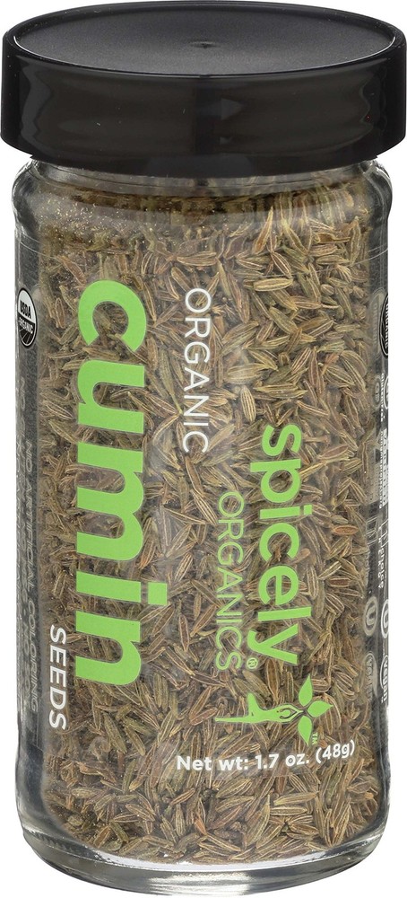 Organic Cumin Seeds Whole, 1.8 OZ – USDA Certified Vegan, Gluten Free