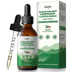 1-5x Parasite Cleanse Tincture/Extract-Wormwood, Black Walnut Hull, Clove 2oz