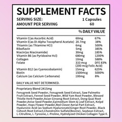 60 Pills Strong Breast Growth Capsules Bust Enhancement Capsules