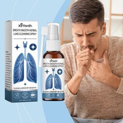 Breath Smooth Herbal Lung Cleansing Spray Relieve Lung Discomfort G7U01212 RY .