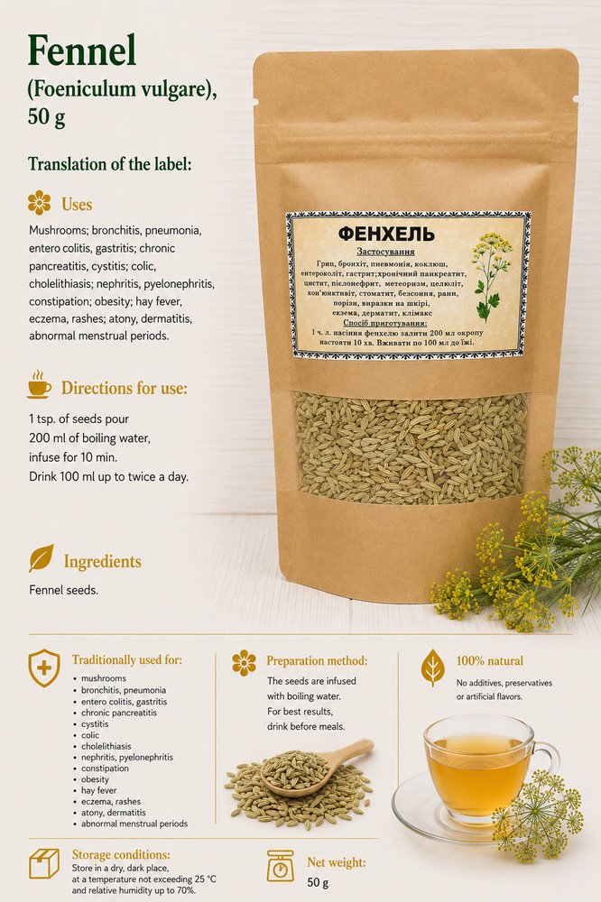 Organic Dried Herbs, Roots & Spices – Natural Herbal Product 50g