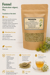 Organic Dried Herbs, Roots & Spices – Natural Herbal Product 50g
