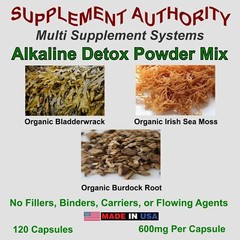 Irish Sea Moss – Bladderwrack – Burdock Root – Alkaline Detox ~ Dr. Sebi ~ 120ct