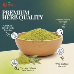 WHOLESALE!! Damiana Leaf Powder – Enhances Mood & Vitality – by NY Herb