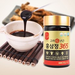 KOREA NO.1 Korean 6 Years Red Ginseng Extract 365,Saponin,Panax 240g x 1 Healthy