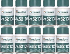 Pack of 10 Bottles LIV52 DS, Free Shipping Worldwide ( Total 600 tab )
