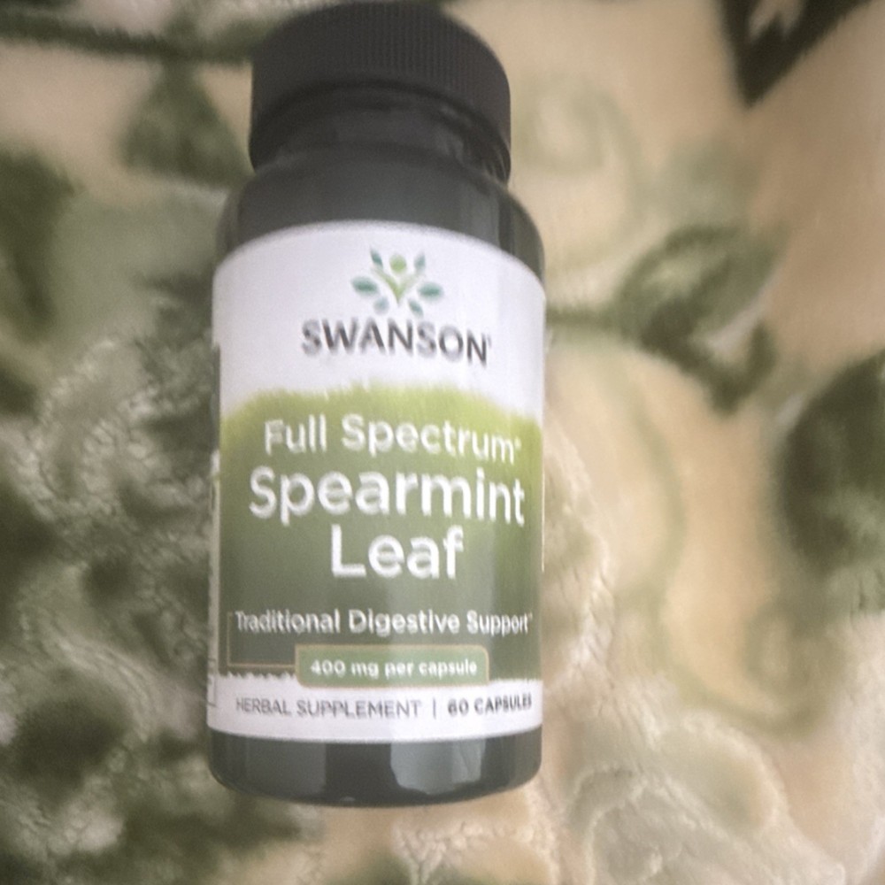 Swanson Full Spectrum Spearmint Leaf 400mg Antioxidant Support 60 Capsules