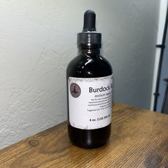 4 oz. Burdock Root Tincture (Arctium lappa) – Brown Glass Dropper Bottle