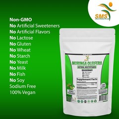 Moringa Oleifera Organic Leaf Extract 10,000mg Serving 100% Pure Capsules 300