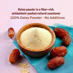 Organic Dates Powder | Natural Sweetener | No Added Sugar | Vegan Superfood