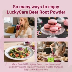 Organic Beet Root Powder- Nitric Oxide Booster for Heart & Blood Pressure Health