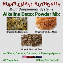 Irish Sea Moss – Bladderwrack – Burdock Root – Alkaline Detox ~ Dr. Sebi ~ 60ct