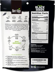 Black Cumin Seeds – USDA Certified Organic Nigella Sativa – Kalonji for Baking,