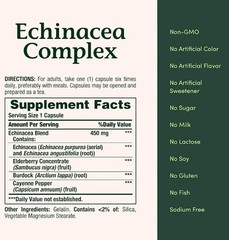 Nature’s Bounty Echinacea Complex 450mg 100 Capsules Immune Support Non-GMO