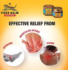 Tiger Balm (Red) Super Strength Pain Relief Ointment (pack of 4) Of 30g