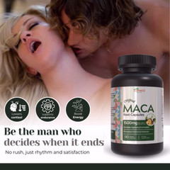 Zafinco Black Maca 1500 mg 90 Caps Energizing Herb Rich in Saponins