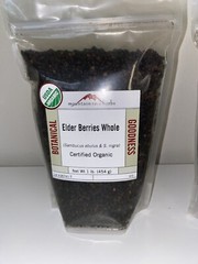Mountain Rose Herbs ELDER BERRIES WHOLE Elderberries Dried Elderberry NEW 2 Bags