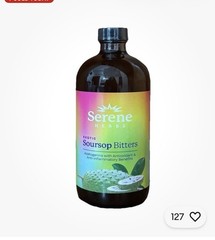 Exotic Soursop Bitters, 100% Pure Natural Organic Detox Herbs 16 oz