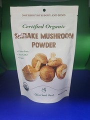 SHITAKE Mushroom Powder Organic 6 oz (170g) by Cherie Sweet Heart
