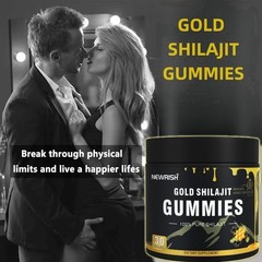 Newrish Shilajit Gummies l Manuka Honey | 30 Count (Pack of 1),