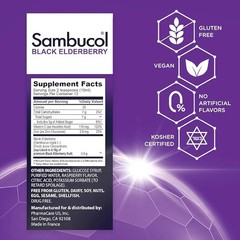 Sambucol Black Elderberry Immune Syrup Original Formula 4 fl oz Exp 09/2028