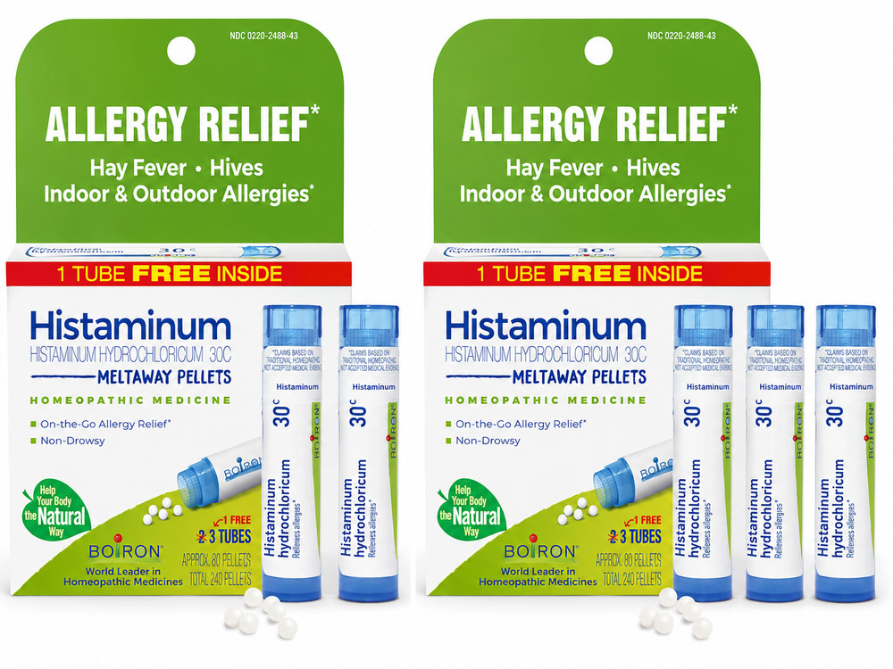 Histaminum Hydrochloricum 30C Homeopathic Medicine for Allergy 240 Pellet 2 pack