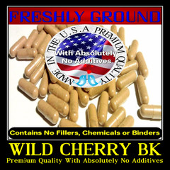 WILD CHERRY BARK With Absolutely No Additives High Potency 100 Veg Capsules