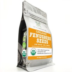 Organic Fenugreek Seeds | 8 oz | Lab Tested