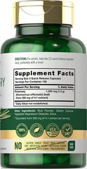 Rosemary Capsules | 1200mg | 200 Count | Non-GMO & Gluten Free | by Carlyle