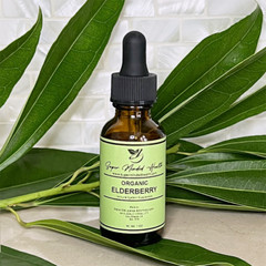Organic Elderberry Tincture 30ml Herbal Immune Support (Sambucus Nigra) Sebi