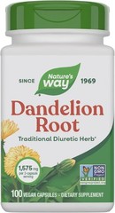 Dandelion Root 1,575 mg per serving Non-GMO Nature’s Way Gluten Free Vegetarian