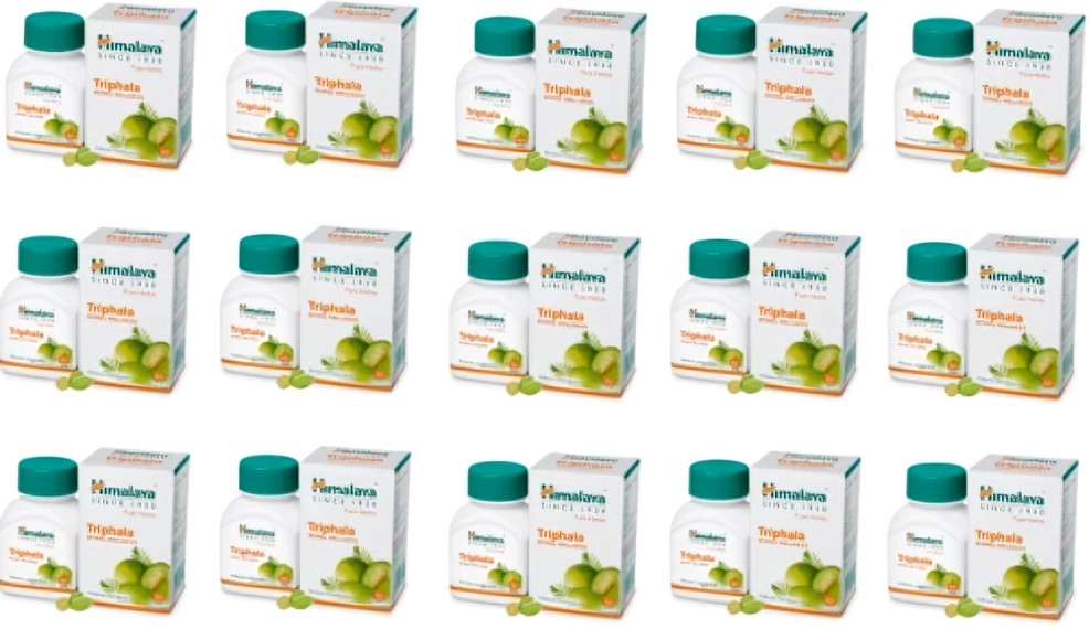 🌿 Himalaya Triphala – 60 Tablets Each | Pack of 15 | Expiry 12-2027 |